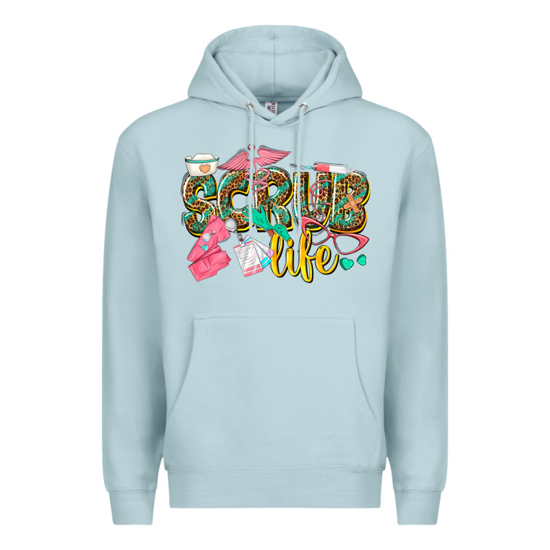 Scrub Life Premium Hoodie by texasbilliewilder | Teevron