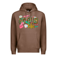 Chestnut scrub life Premium Hoodie - texasbilliewilder