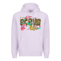 Lilac scrub life Premium Hoodie - texasbilliewilder