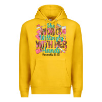 Lemon she works willingly with her hands Premium Hoodie - texasbilliewilder