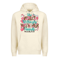 Sandshell she works willingly with her hands Premium Hoodie - texasbilliewilder