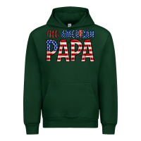 Forest Green all American papa Urban Hoodie - Zillion Design Studio