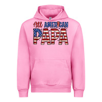 Fuchsia Pink all American papa Urban Hoodie - Zillion Design Studio