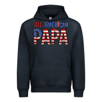 Navy all American papa Urban Hoodie - Zillion Design Studio