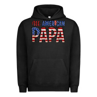Pigment Black all American papa Urban Hoodie - Zillion Design Studio