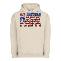 Pigment French Oak all American papa Urban Hoodie - Zillion Design Studio