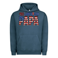 Pigment Midnight Navy all American papa Urban Hoodie - Zillion Design Studio