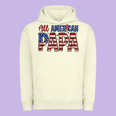 All American Papa Urban Hoodie Designed By Zillion Design Studio