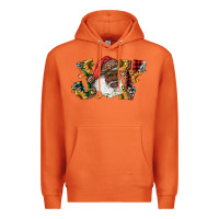 Carrot african american santa joy with sunflowers Premium Hoodie - RanaPortraitStore