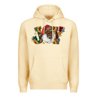 Pina Colada african american santa joy with sunflowers Premium Hoodie - RanaPortraitStore