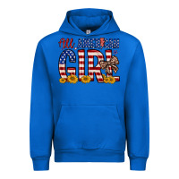 Cobalt all american girl Urban Hoodie - Zillion Design Studio