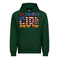Forest Green all american girl Urban Hoodie - Zillion Design Studio