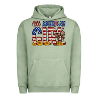 Pigment Oil Green all american girl Urban Hoodie - Zillion Design Studio