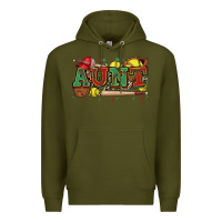 Army Green aunt softball Premium Hoodie - Zillion Design Studio