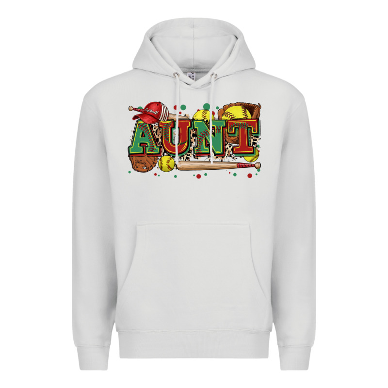 Aunt Softball Premium Hoodie by Zillion Design Studio | Teevron