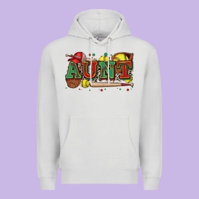 Aunt Softball Premium Hoodie Designed By Zillion Design Studio