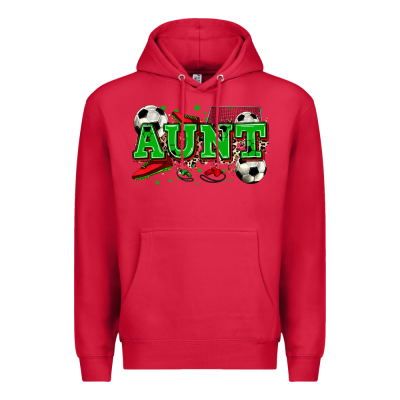 Aunt Soccer Premium Hoodie by Zillion Design Studio | Teevron