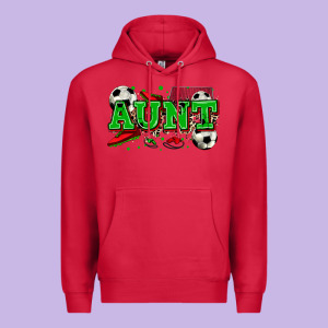 Aunt Soccer Premium Hoodie Designed By Zillion Design Studio