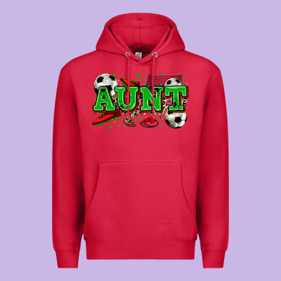 Aunt Soccer Premium Hoodie Designed By Zillion Design Studio