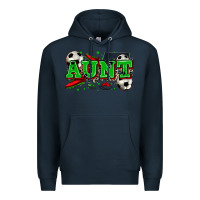 Navy aunt soccer Premium Hoodie - Zillion Design Studio