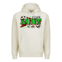 Oatmeal Heather aunt soccer Premium Hoodie - Zillion Design Studio