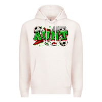 Pale Pink aunt soccer Premium Hoodie - Zillion Design Studio