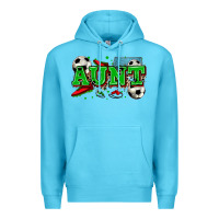 Ocean Blue aunt soccer Premium Hoodie - Zillion Design Studio