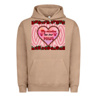 Pigment Burro my valentine has four paws Urban Hoodie - RanaPortraitStore