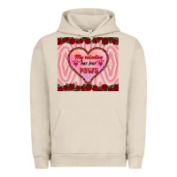 Pigment French Oak my valentine has four paws Urban Hoodie - RanaPortraitStore