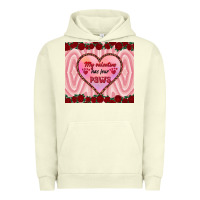 Pigment Pistachio my valentine has four paws Urban Hoodie - RanaPortraitStore