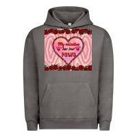Pigment Tornado my valentine has four paws Urban Hoodie - RanaPortraitStore