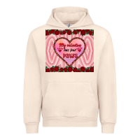 Sandshell my valentine has four paws Urban Hoodie - RanaPortraitStore