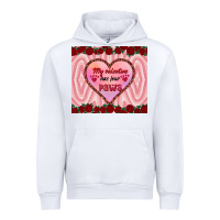 White my valentine has four paws Urban Hoodie - RanaPortraitStore