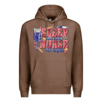 Chestnut sleep all day nurse all night Premium Hoodie - texasbilliewilder