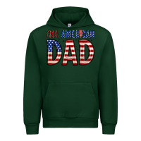 Forest Green all american dad Urban Hoodie - Zillion Design Studio