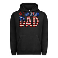 Pigment Black all american dad Urban Hoodie - Zillion Design Studio