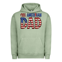 Pigment Oil Green all american dad Urban Hoodie - Zillion Design Studio