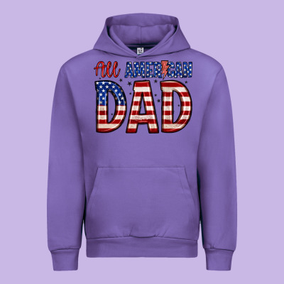 All American Dad Urban Hoodie Designed By Zillion Design Studio