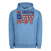 Pigment Pebble Blue all American boy Urban Hoodie - Zillion Design Studio