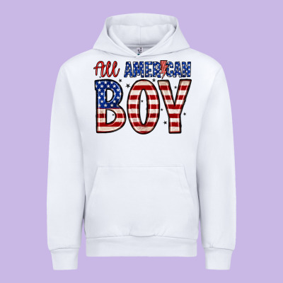 All American Boy Urban Hoodie Designed By Zillion Design Studio