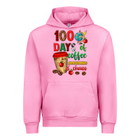 Fuchsia Pink 100 days of coffee and chaos Urban Hoodie - texasbilliewilder