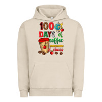 Pigment French Oak 100 days of coffee and chaos Urban Hoodie - texasbilliewilder