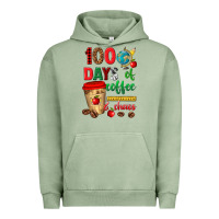 Pigment Oil Green 100 days of coffee and chaos Urban Hoodie - texasbilliewilder