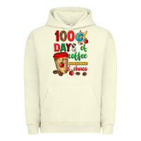 Pigment Pistachio 100 days of coffee and chaos Urban Hoodie - texasbilliewilder