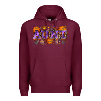 Burgundy aunt basketball Premium Hoodie - Zillion Design Studio