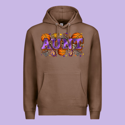 Aunt Basketball Premium Hoodie Designed By Zillion Design Studio