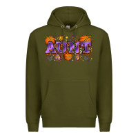 Army Green aunt basketball Premium Hoodie - Zillion Design Studio