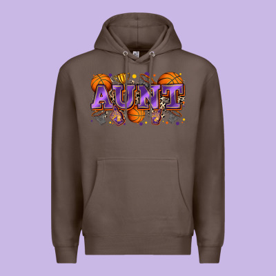 Aunt Basketball Premium Hoodie Designed By Zillion Design Studio