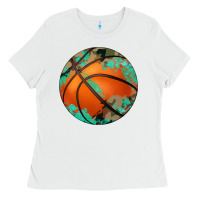White western basketball camouflage glitter pattern Ladies Tee - Artiststas