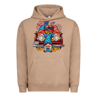 Pigment Burro 4th of july gnomes farm truck Urban Hoodie - Zillion Design Studio
